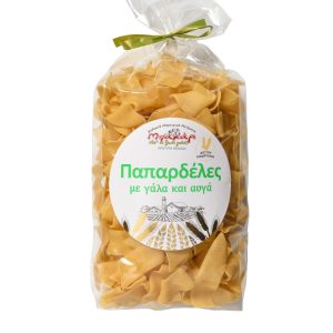 Παπαρδέλες με γάλα και αυγά